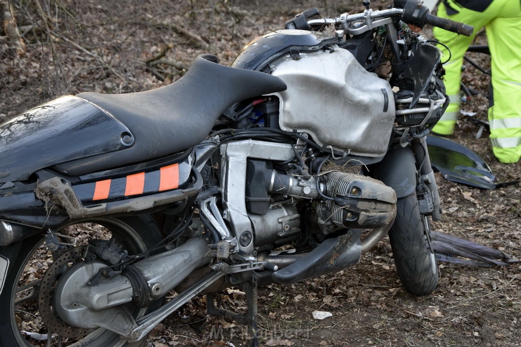 Schwerer VU Krad Fahrrad Koeln Porz Alte Koelnerstr P270.JPG - Miklos Laubert